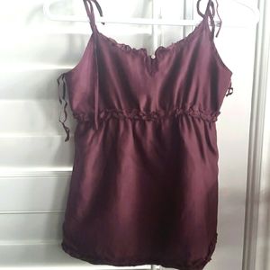 GAP plum tank top